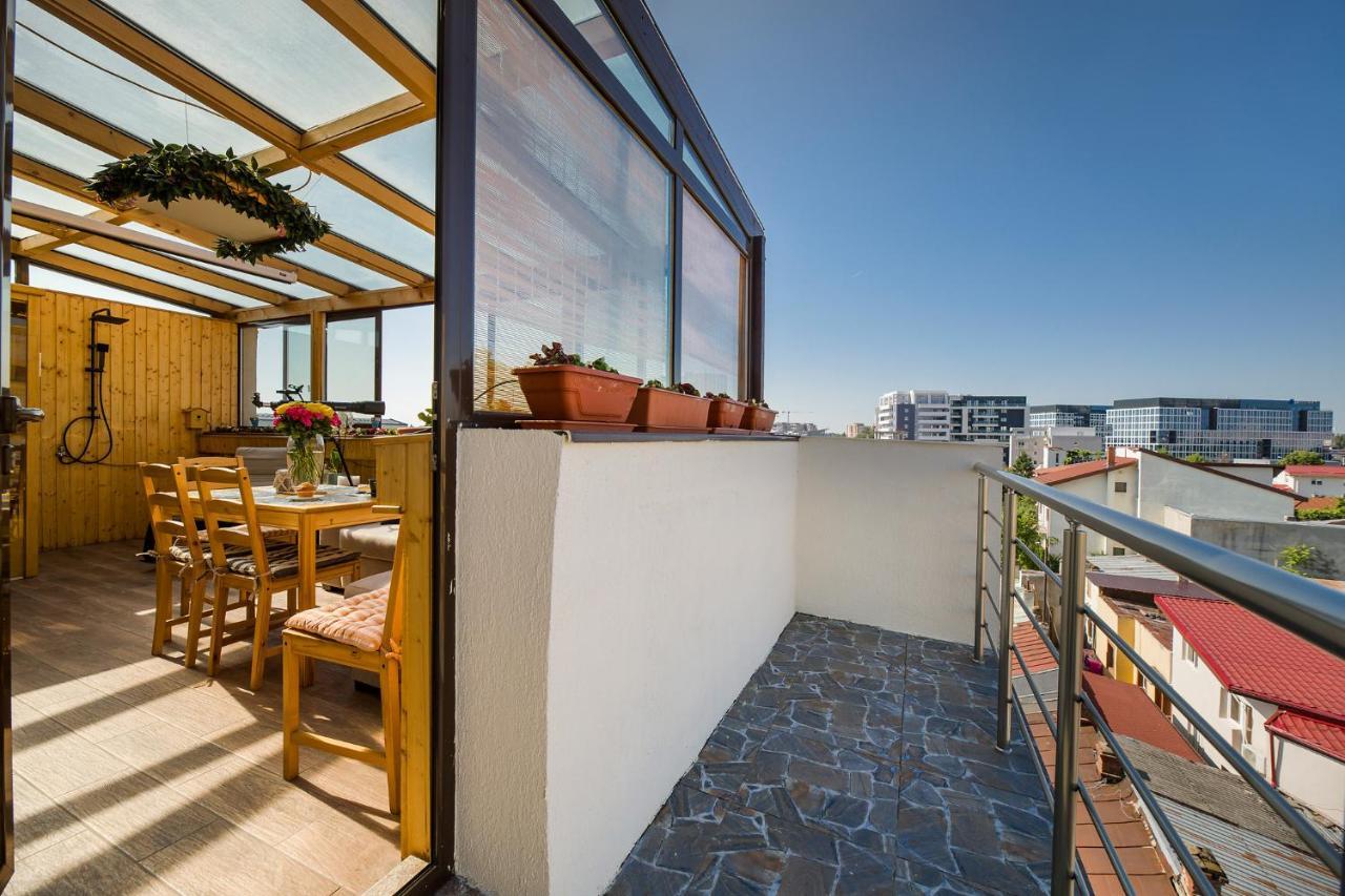 Bucharest Penthouse With Sauna And Terrace Eksteriør billede