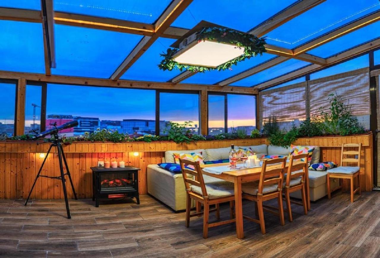 Bucharest Penthouse With Sauna And Terrace Eksteriør billede